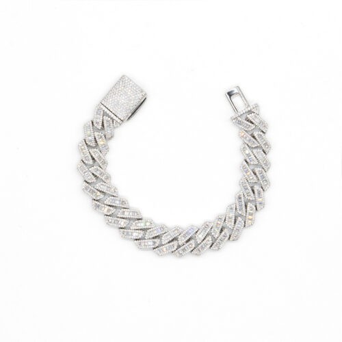 14mm baguette cuban bracelet