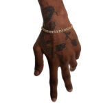 Iced Out Cuban Bracelet in Gold - 6mm