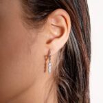 Trio Brilliance Earring in White Gold