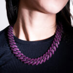 Iced Ruby Brilliance Cuban Chain - 18mm